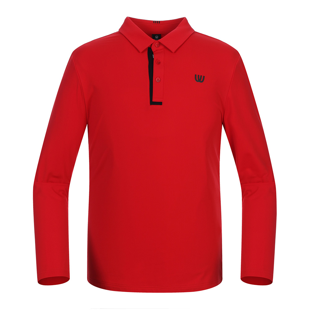 [엠유스포츠]마이 배색 포인트 티셔츠 MU21722TL51-RED